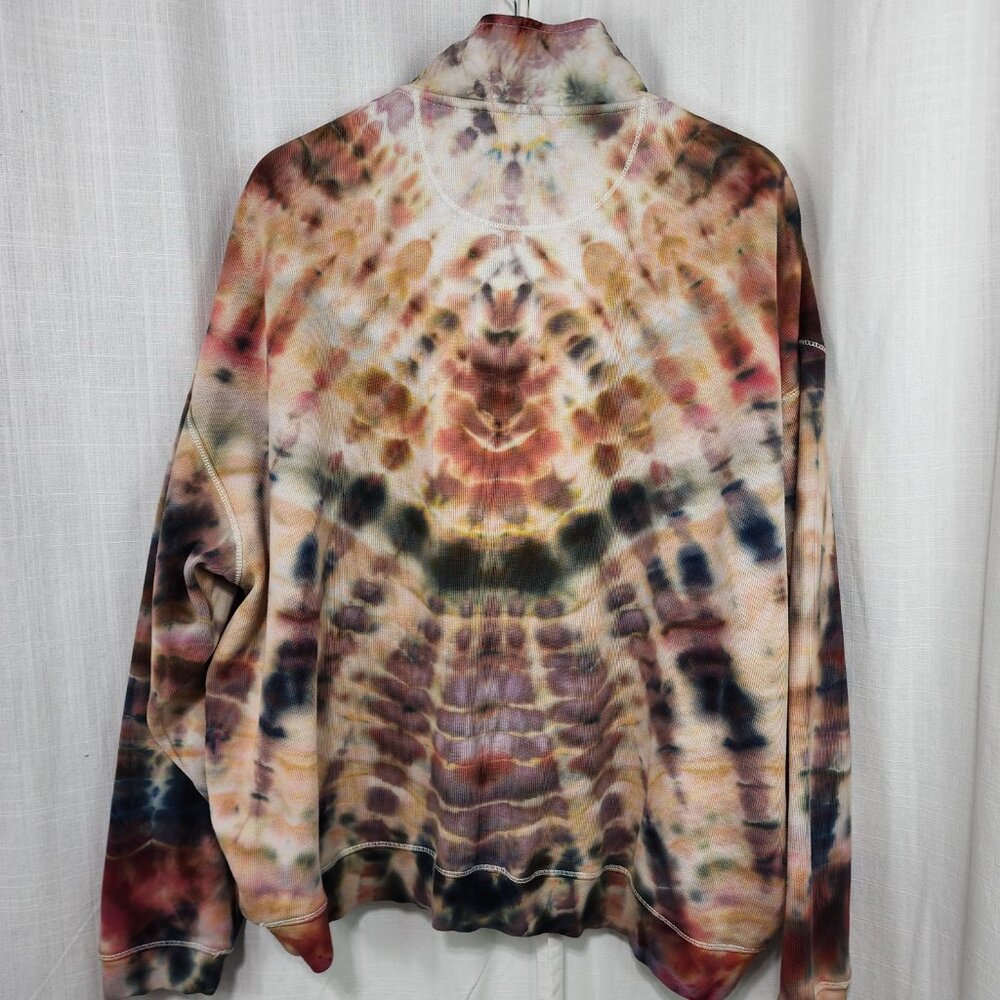 Sunset Serenade: Men's Vintage Tie-Dye Pullover - Size XXL - Picture 5 of 5